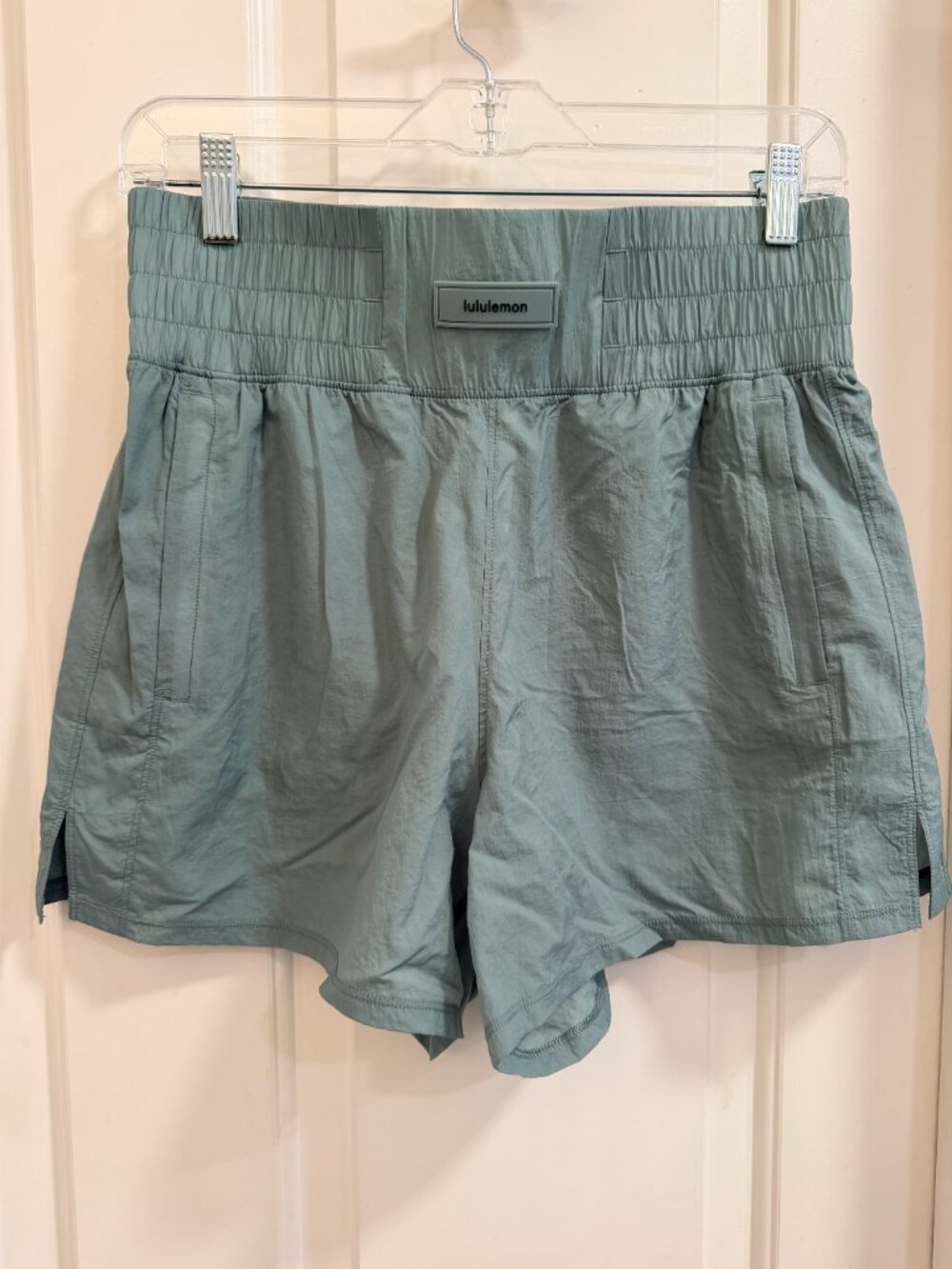 Lululemon Sage Green Running Shorts Size 8